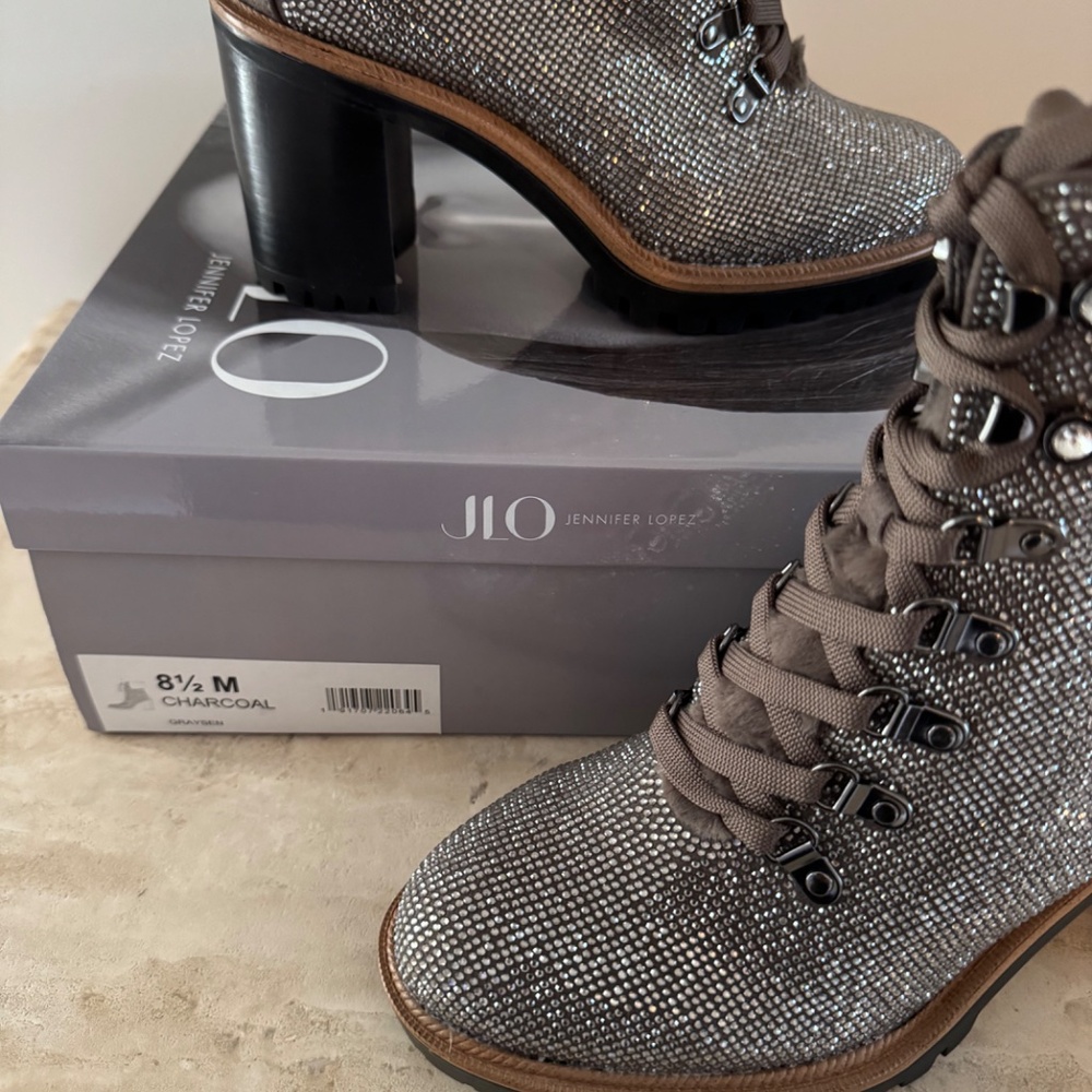 J Lo Charcoal Booties - Picture 8 of 9